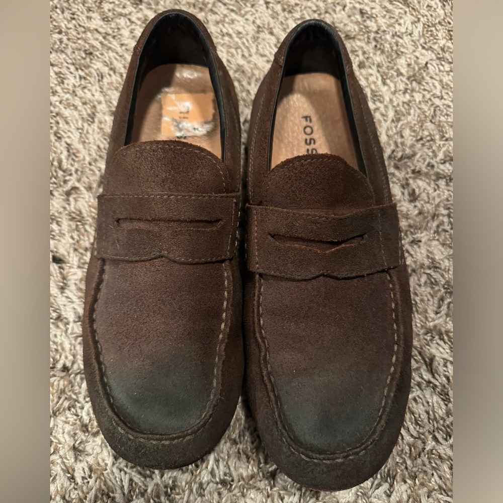Fossil Suede Loafers